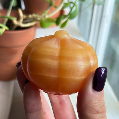 Orange Calcite Pumpkin