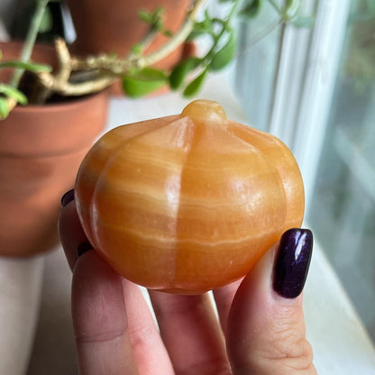 Orange Calcite Pumpkin