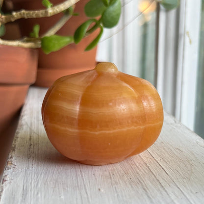 Orange Calcite Pumpkin