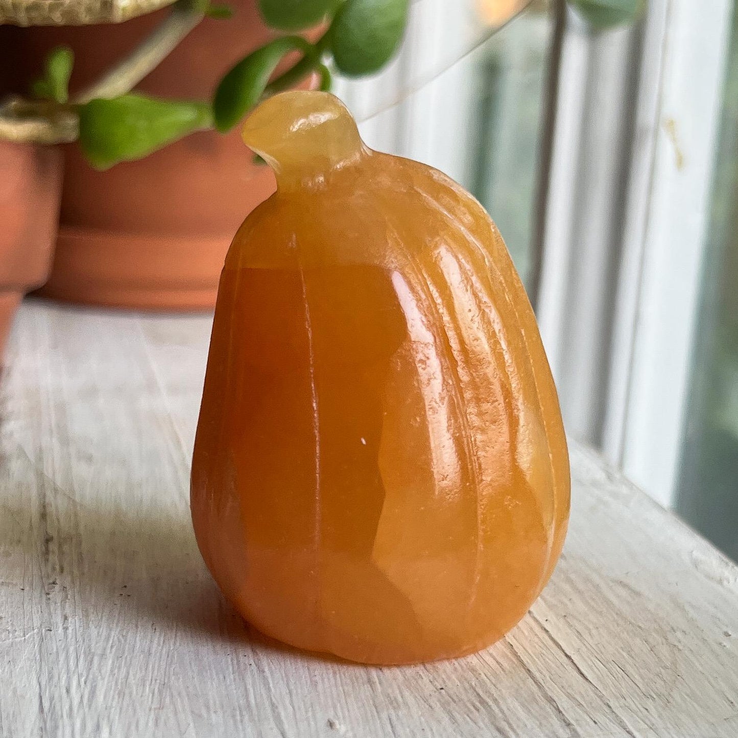 Orange Calcite Pumpkin