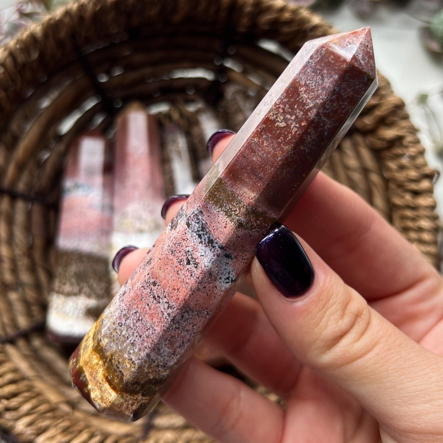 Unicorn Jasper Obelisk