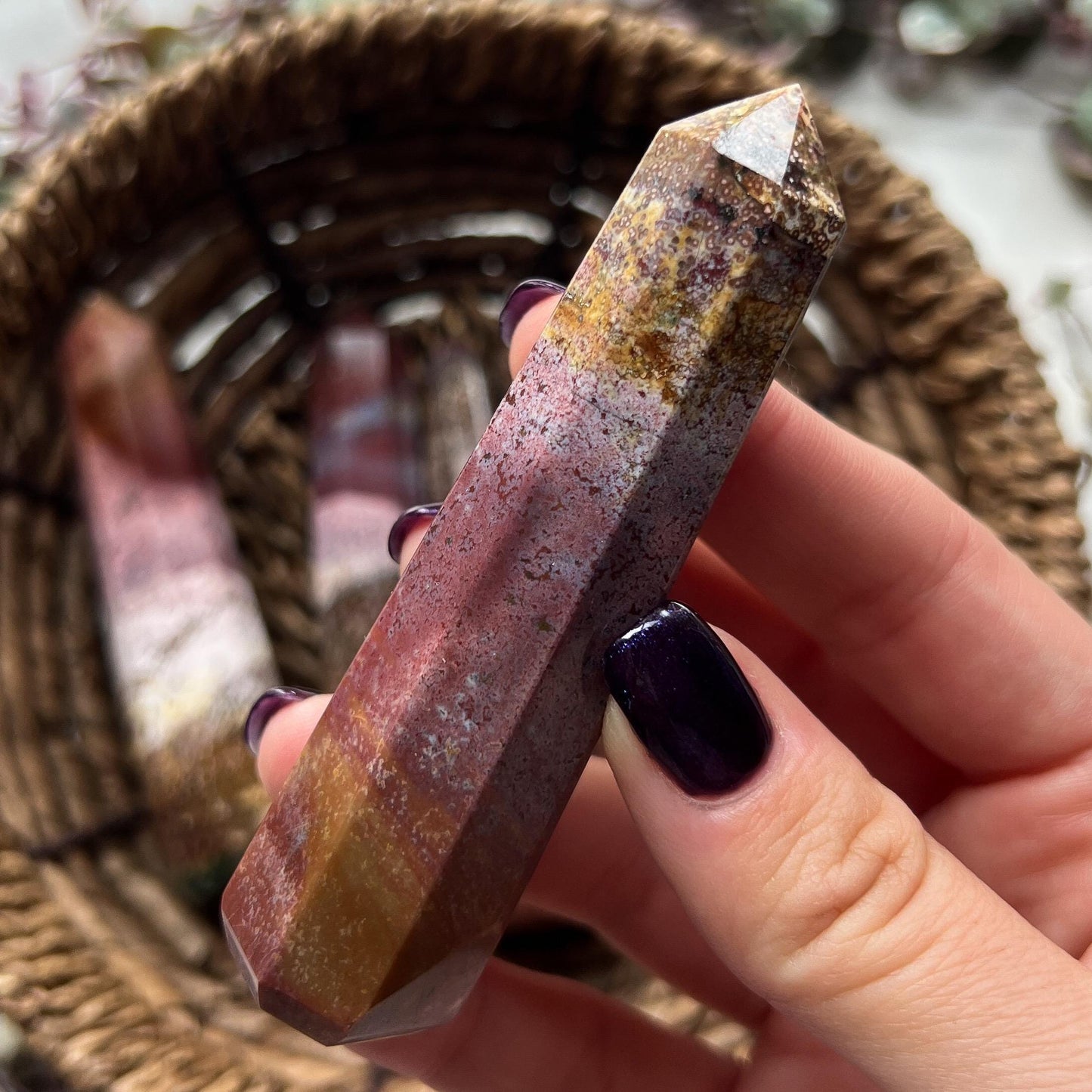 Unicorn Jasper Obelisk
