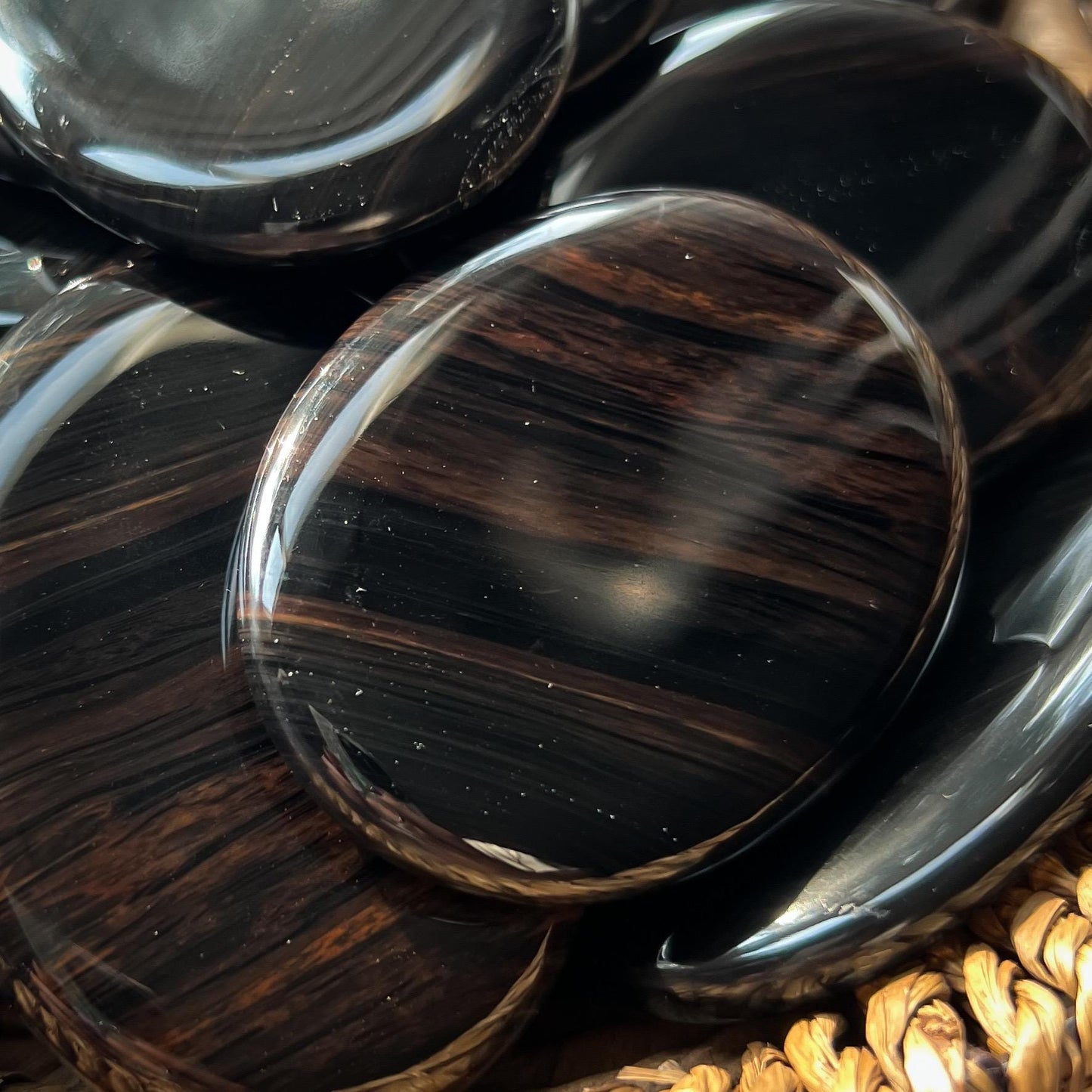 Midnight Lace Flat Stones