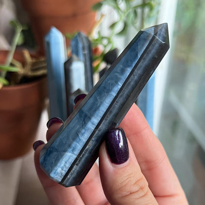 Blue Owyhee Opal Obelisk
