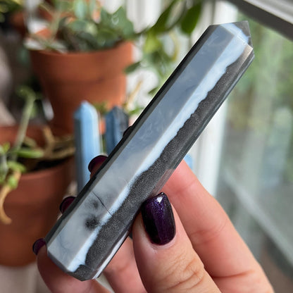 Blue Owyhee Opal Obelisk