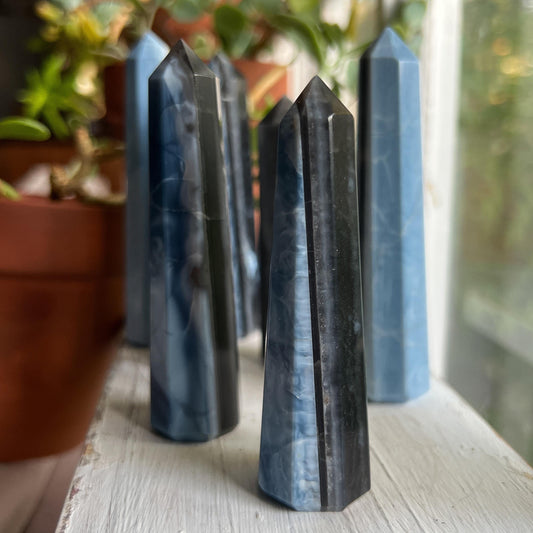 Blue Owyhee Opal Obelisk