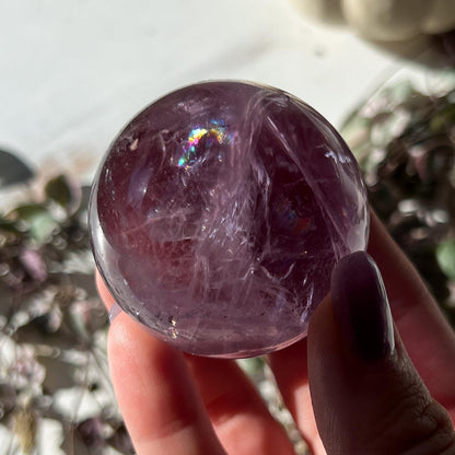 Rainbow Gem Amethyst Sphere
