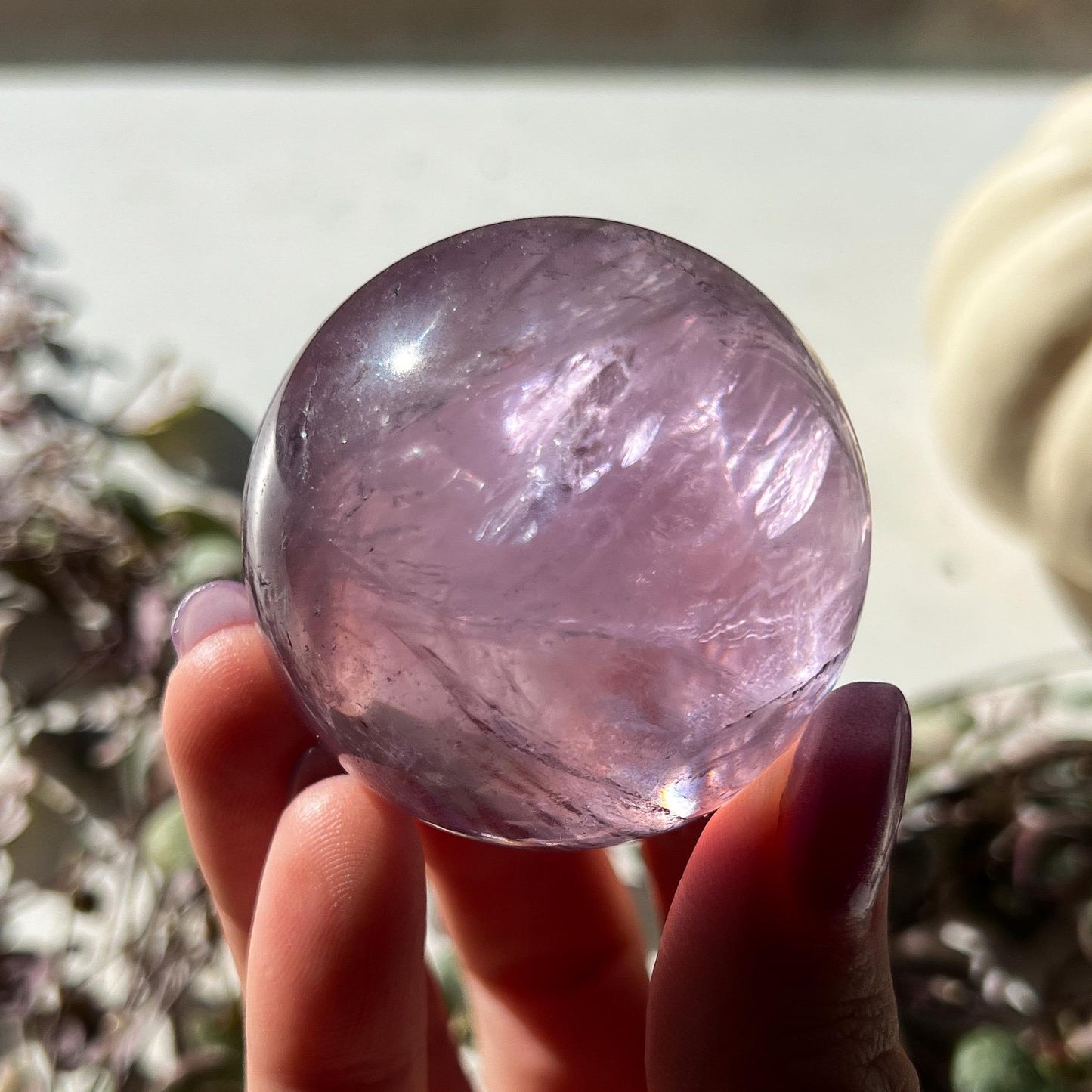 Rainbow Gem Amethyst Sphere