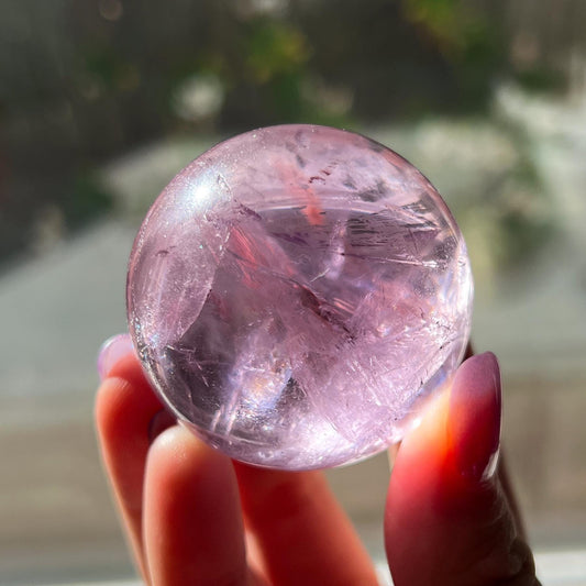 Rainbow Gem Amethyst Sphere