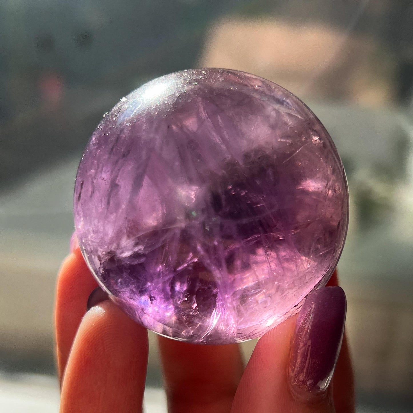 Gem Amethyst Sphere