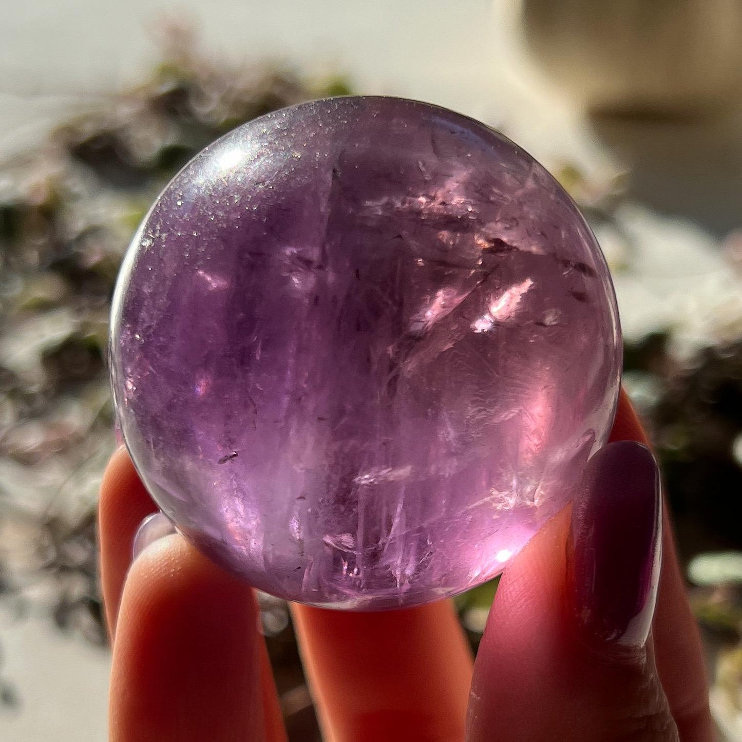 Gem Amethyst Sphere