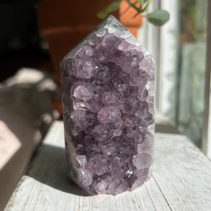 Amethyst Jasper Geode Tower