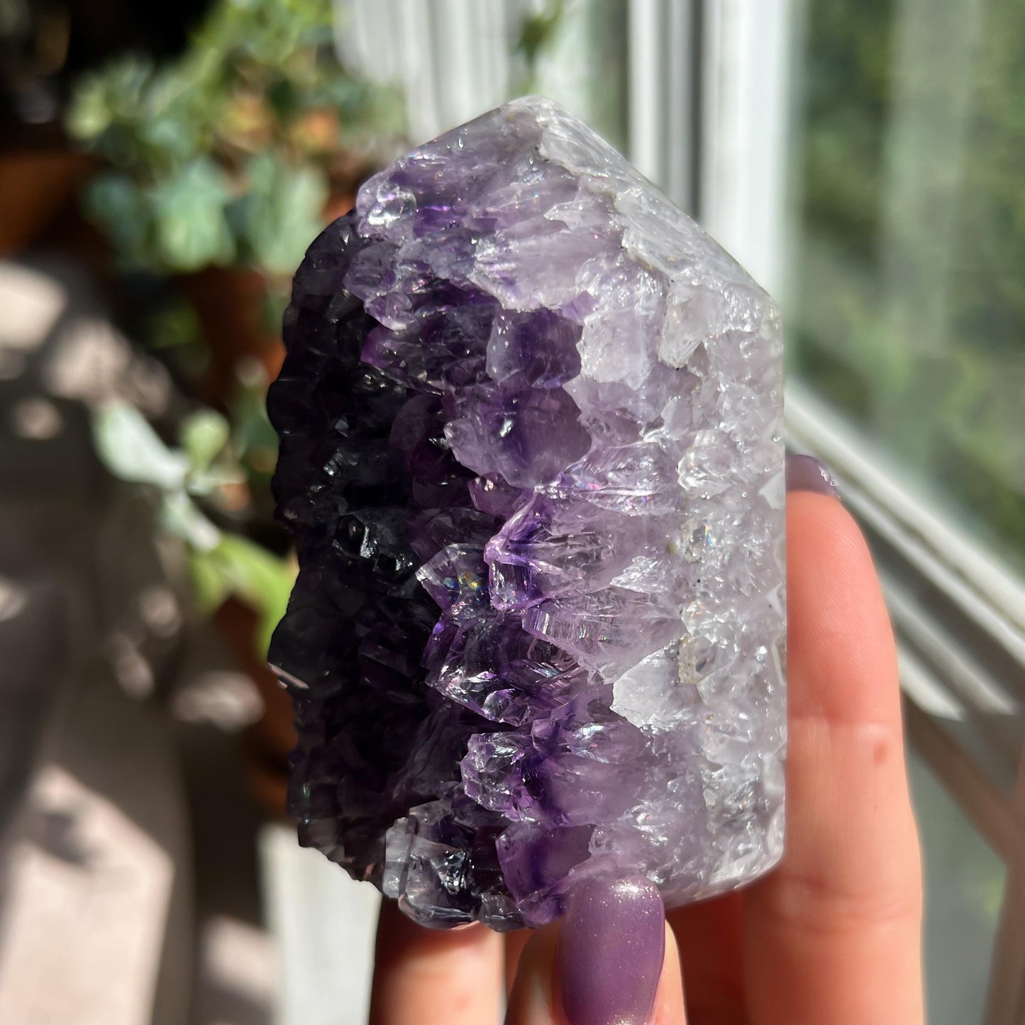 Amethyst Jasper Geode Tower