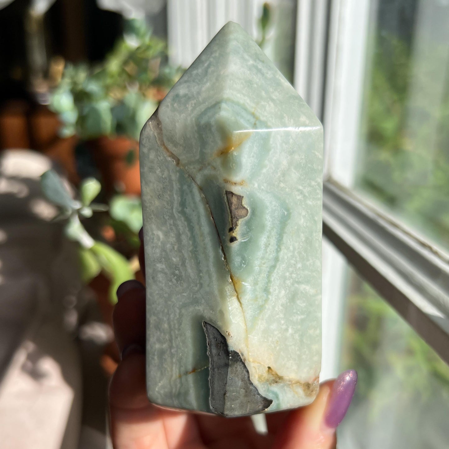 Amethyst Jasper Geode Tower