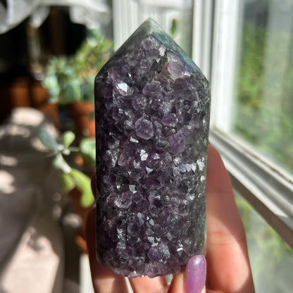 Amethyst Jasper Geode Tower