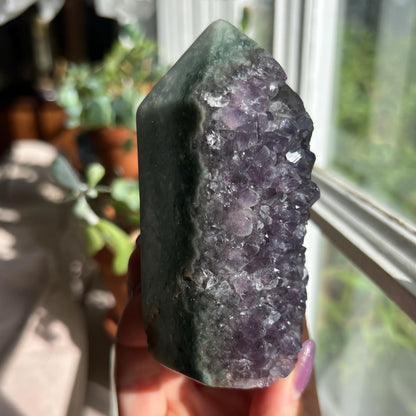 Amethyst Jasper Geode Tower