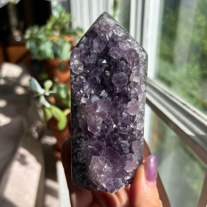 Amethyst Jasper Geode Tower