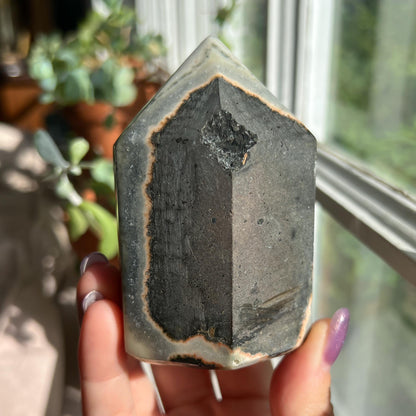 Amethyst Jasper Geode Tower