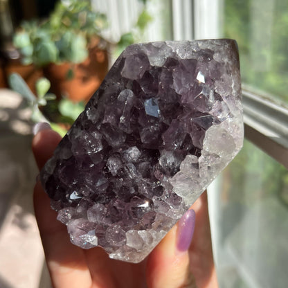 Amethyst Jasper Geode Tower