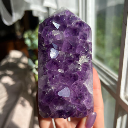 Amethyst Jasper Geode Tower