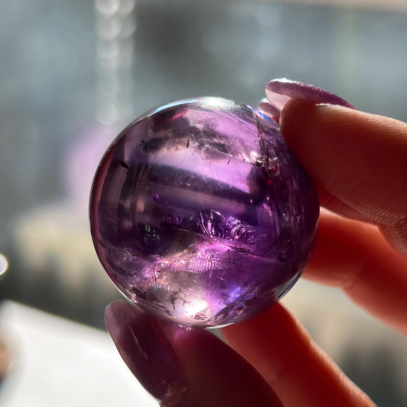 Phantom Ametrine Sphere