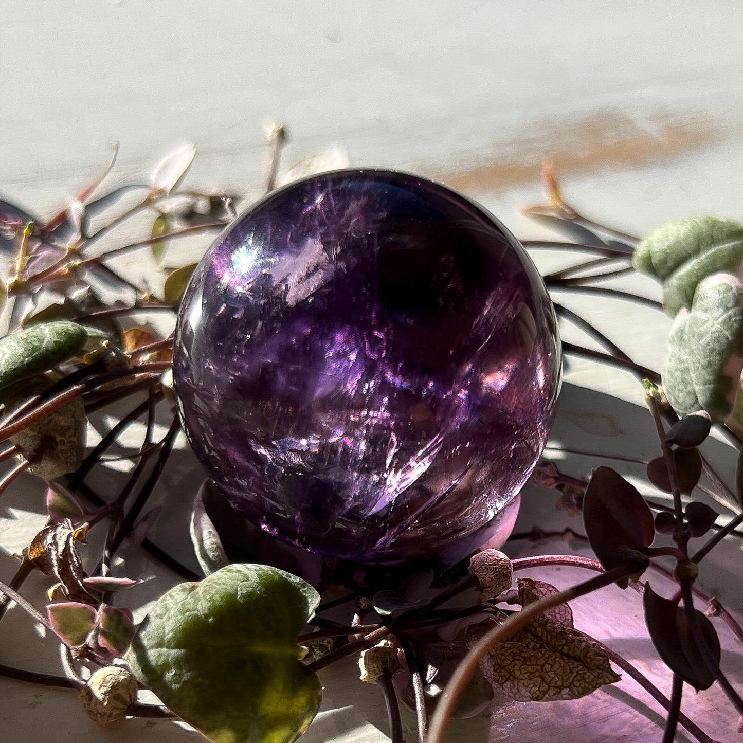 Phantom Ametrine Sphere