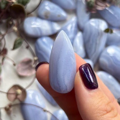 Blue Lace Agate Cabochon