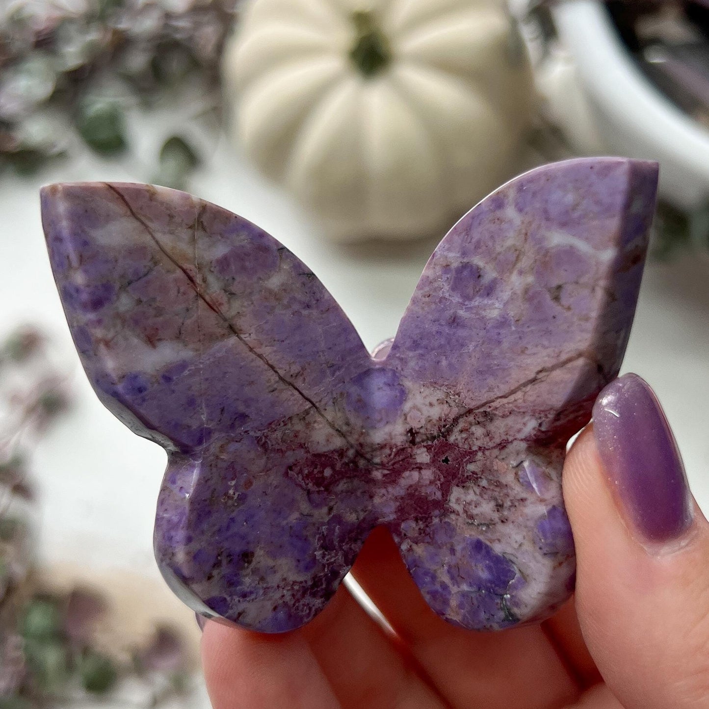 Lavender Jade 3D Butterfly