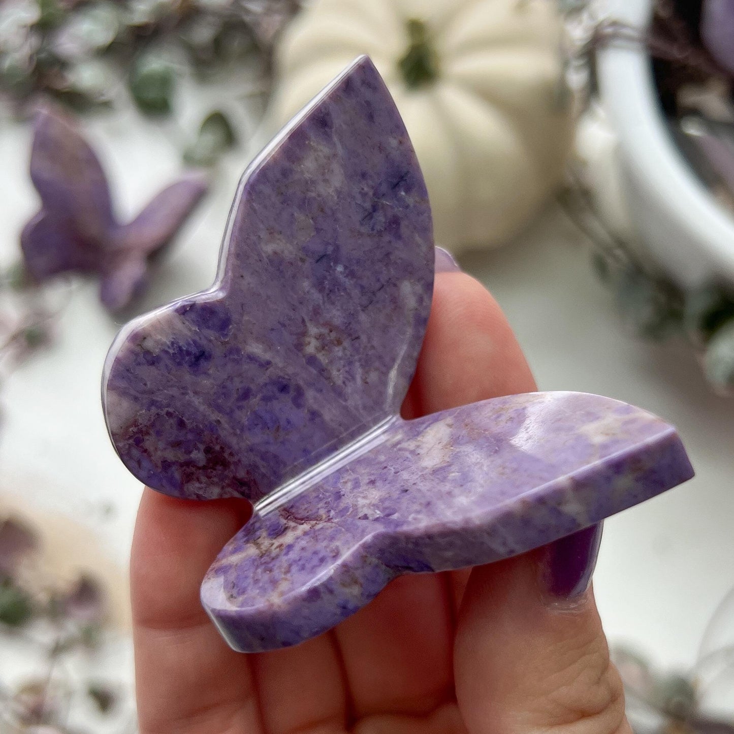 Lavender Jade 3D Butterfly