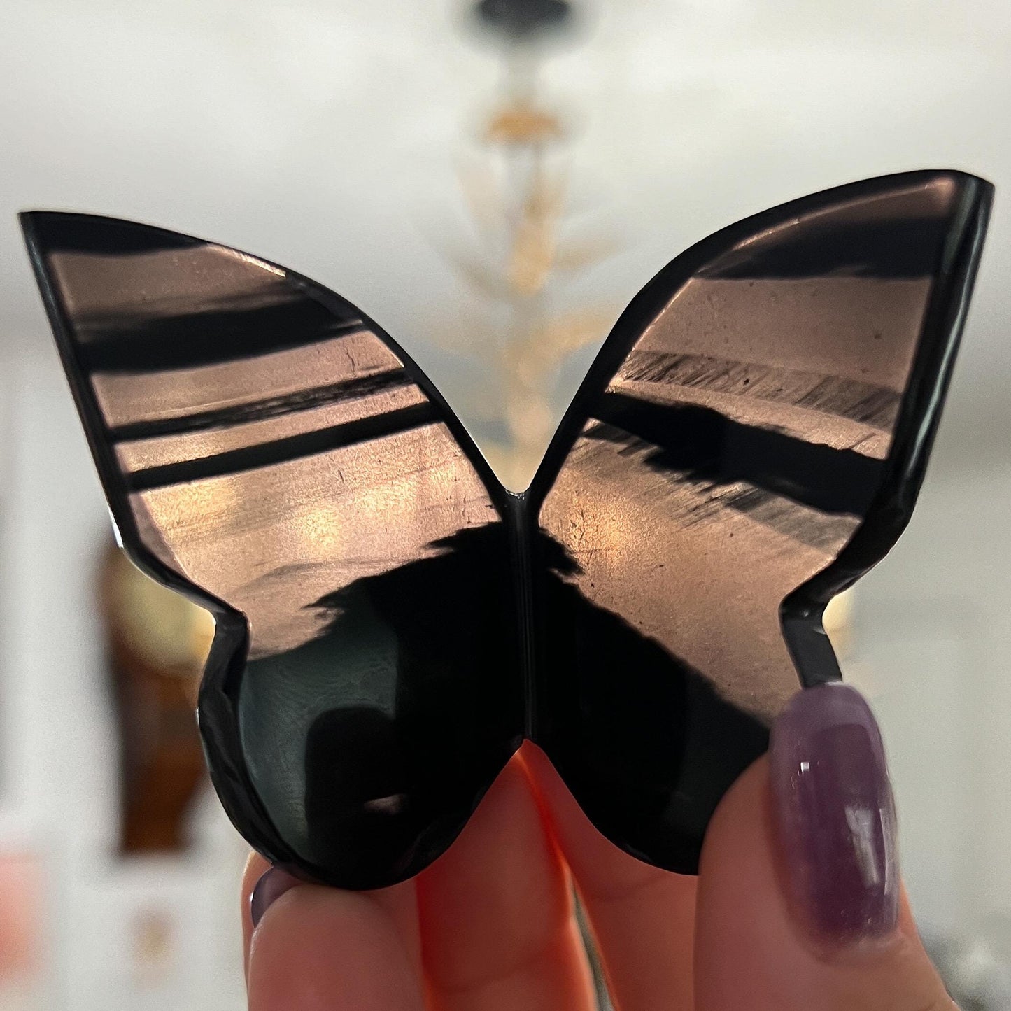 Lace Obsidian 3D Butterfly