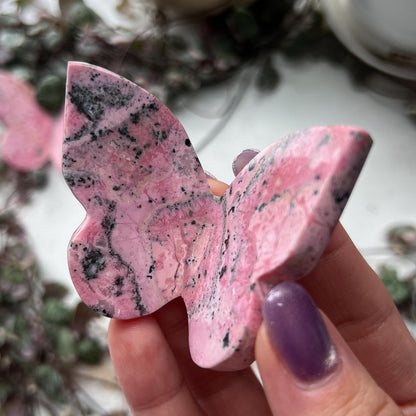 Rhodonite 3D Butterfly