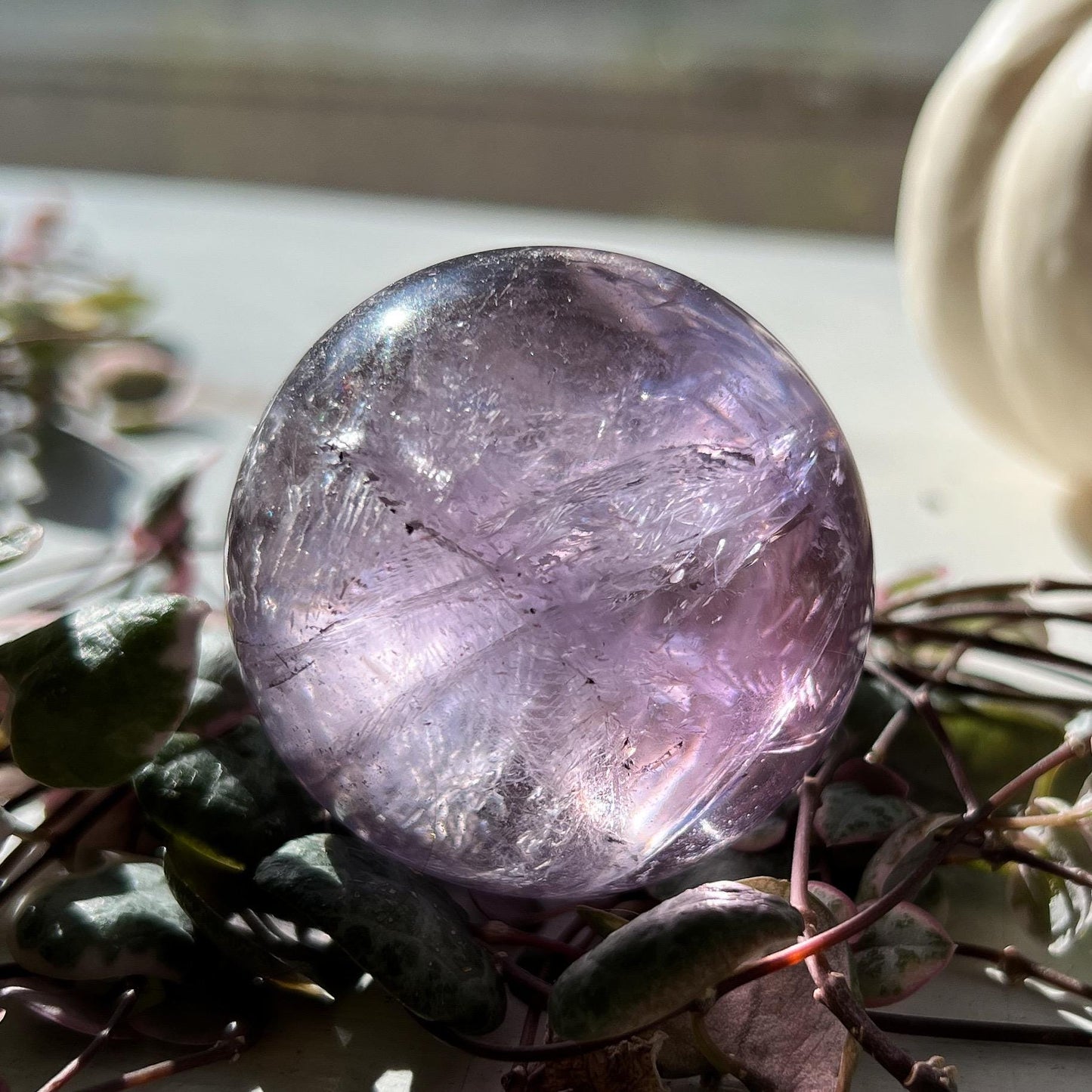 Rainbow Gem Amethyst Sphere
