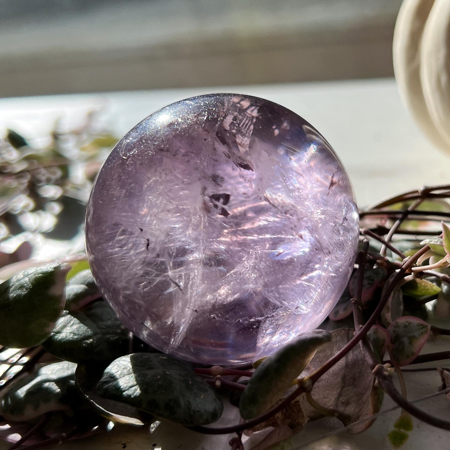 Rainbow Gem Amethyst Sphere