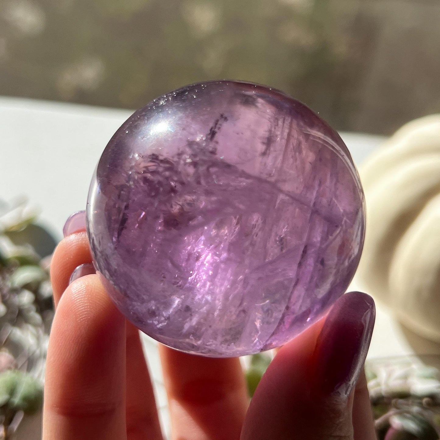 Gem Amethyst Sphere