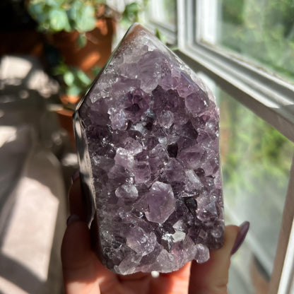 Amethyst Jasper Geode Tower