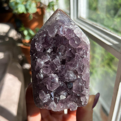 Amethyst Jasper Geode Tower