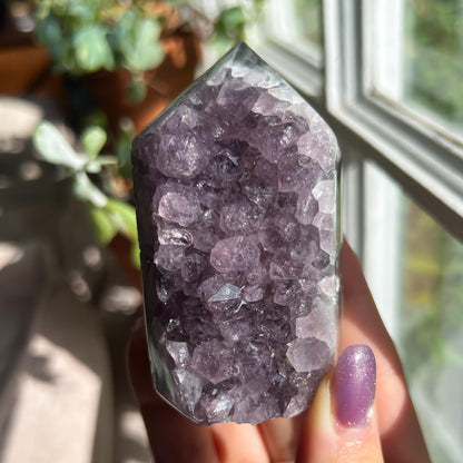 Amethyst Jasper Geode Tower
