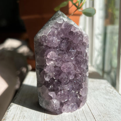 Amethyst Jasper Geode Tower