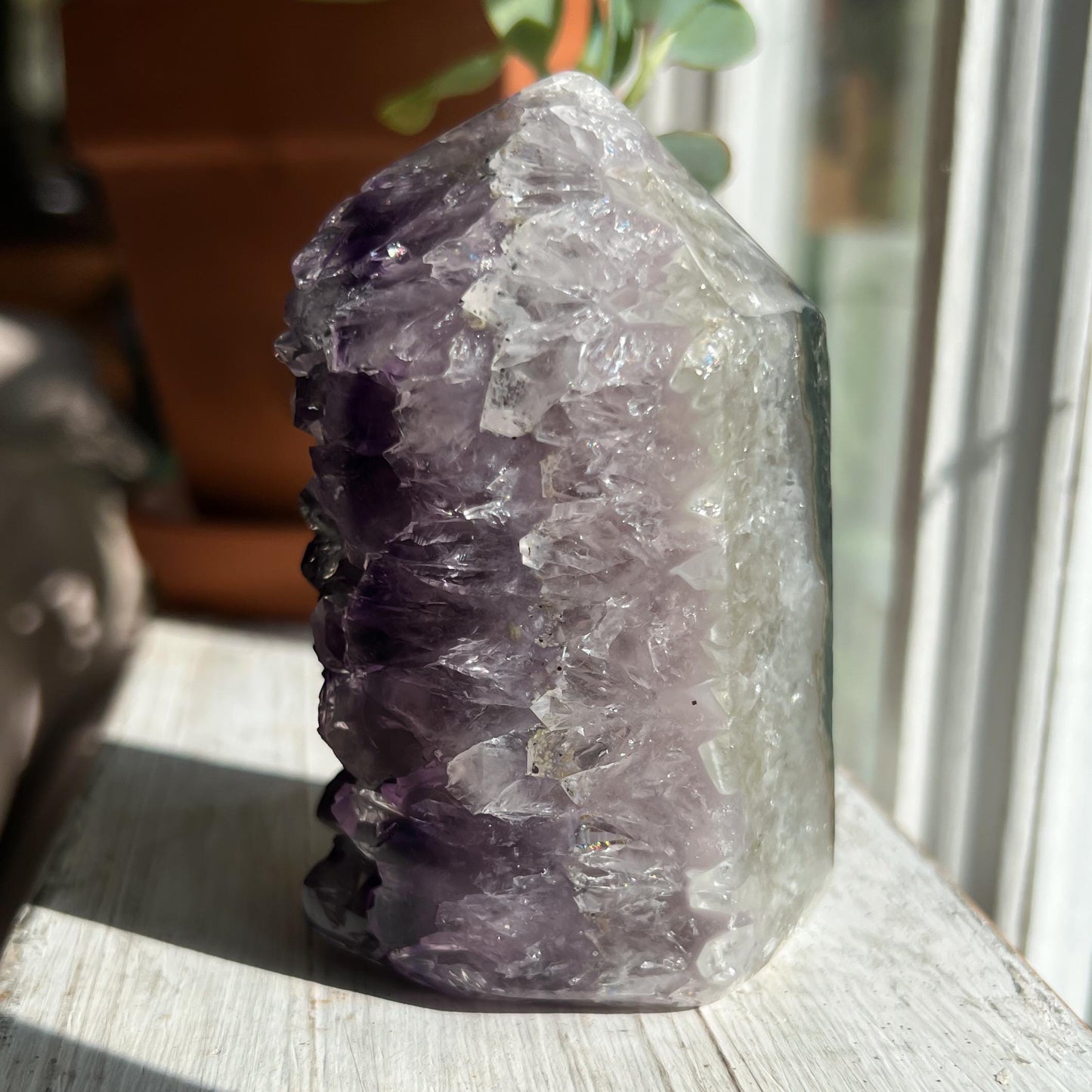Amethyst Jasper Geode Tower