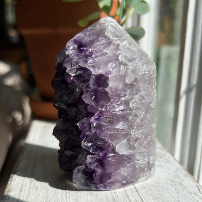 Amethyst Jasper Geode Tower
