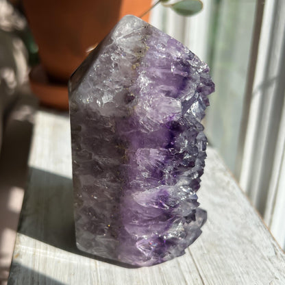 Amethyst Jasper Geode Tower