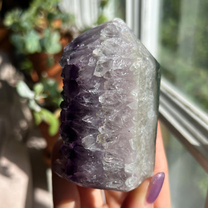 Amethyst Jasper Geode Tower