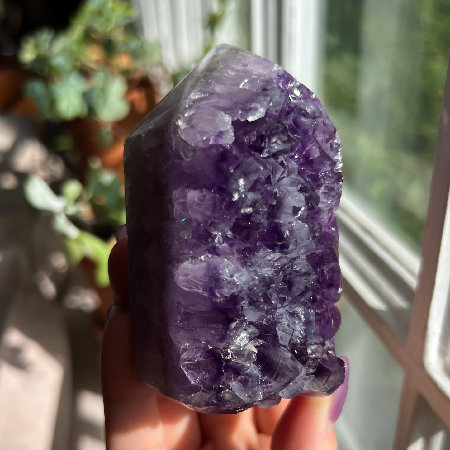 Amethyst Jasper Geode Tower