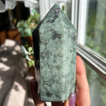 Amethyst Jasper Geode Tower