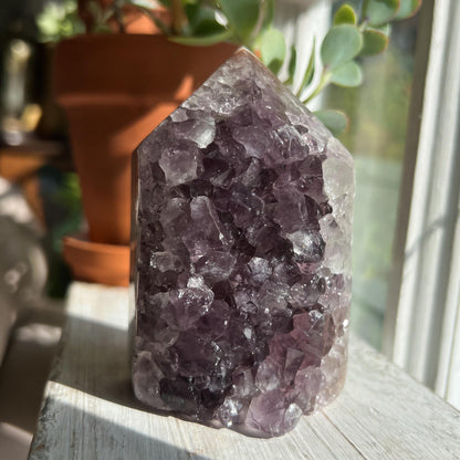Amethyst Jasper Geode Tower