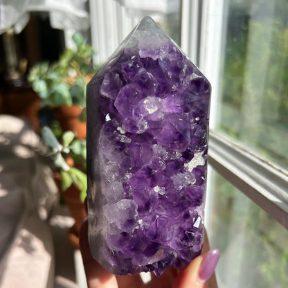 Amethyst Jasper Geode Tower