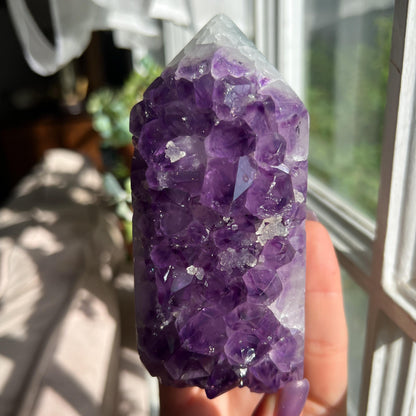 Amethyst Jasper Geode Tower