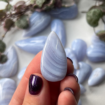 Blue Lace Agate Cabochon