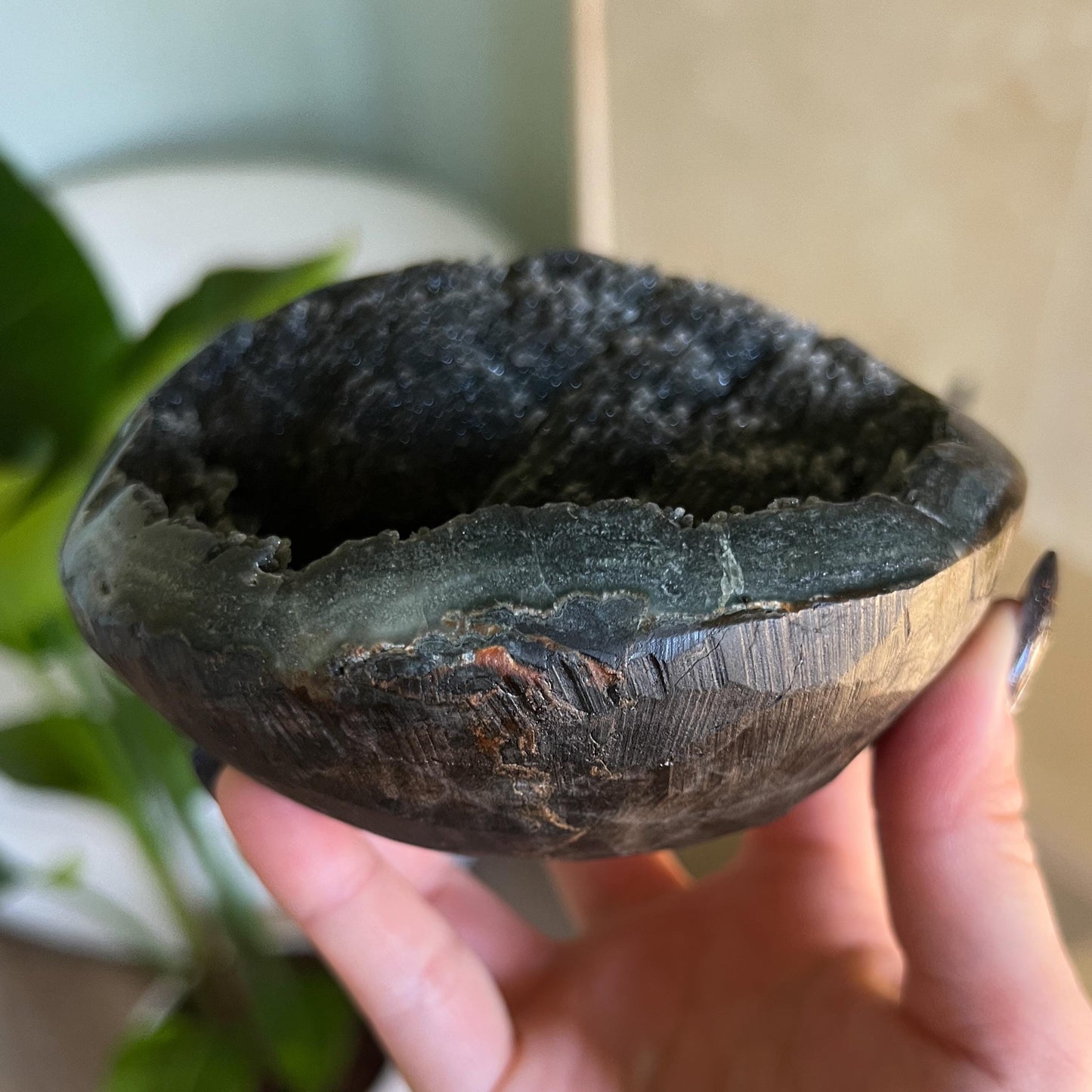 Black Galaxy Amethyst Geode