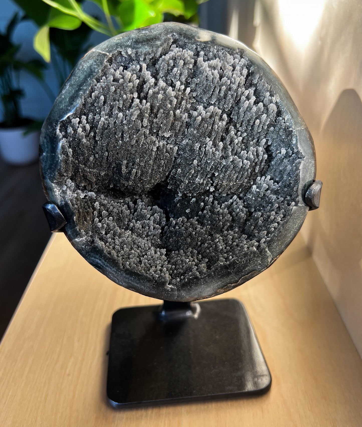 Black Galaxy Amethyst Geode
